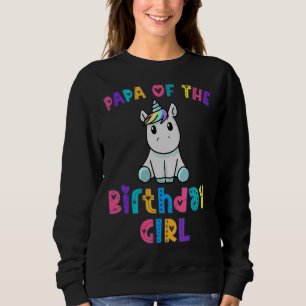 Sudadera Papa de la princesa de cumpleaños Chica Dabbing Un