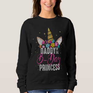 Sudadera Papá De La Princesa Del Día B Padre Regalos Unicor