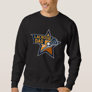 Sudadera Papá de Lacrosse Jugador Activo de Lacrosse Papá a