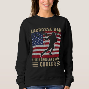 Sudadera Papá de Lacrosse masculino como papá regular Bande