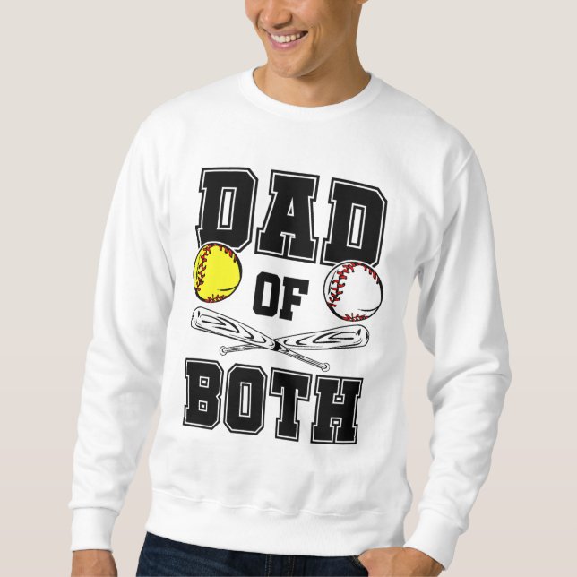 Sudadera Papá de los dos papás de baloncesto es gracioso (Anverso)