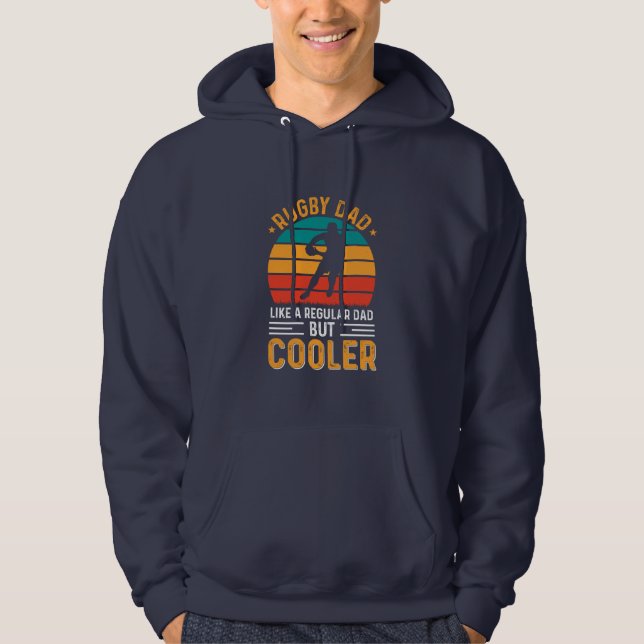 Sudadera Papá de Rugby (Anverso)