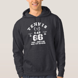 Sudadera Papá de tenis divertido deportes establecido 1966