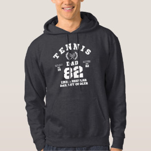 Sudadera Papá de tenis divertido deportes establecido 1982