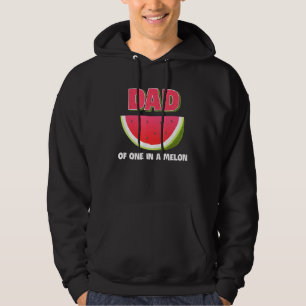 Sudadera Papá De Uno En Una Melón De Agua De La Familia Mel