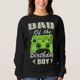 Sudadera Papá Del Juego De Videojuegos Familiares De Cumple