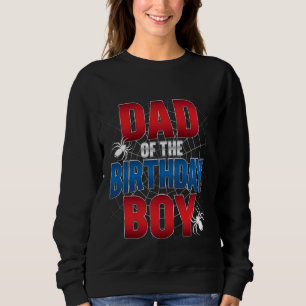 Sudadera Papá del niño de cumpleaños disstume araña de la w