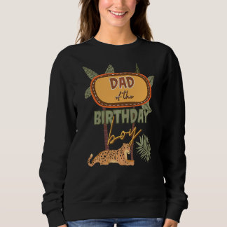 Sudadera Papá Del Niño De Cumpleaños Tema Safari Coincidien