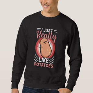 Sudadera Papa Diciendo Que Me Gustan Las Patatas Gracias
