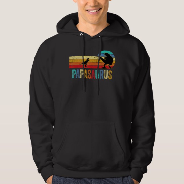 Sudadera Papa Dinosaur Rex Papasaurus One Kids Match (Anverso)