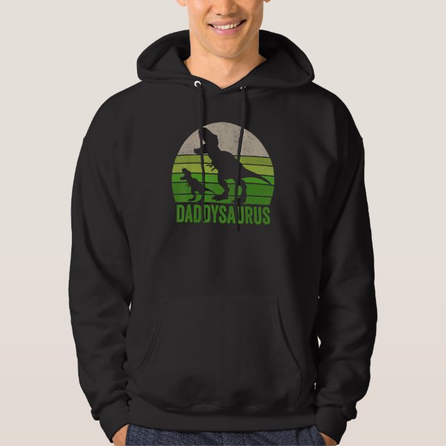 Sudadera Papá Dinosaurio Daddysaurus Día del Padre (Anverso)