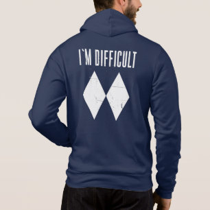 Sudadera Papá divertido cumpleaños esquí deportes de invier