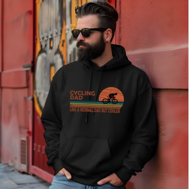 Sudadera Papá divertido en bicicleta como un papá normal pe (Subido por el creador)