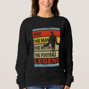 Sudadera Papá El Hombre El Mito De La Leyenda De Fútbol Vin