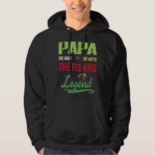 Sudadera Papa El Hombre El Mito De La Leyenda Pesquera Feli