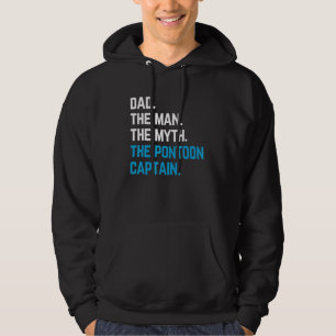 Sudadera papá el hombre el mito el capitán del pontón marin
