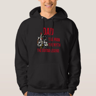 Sudadera Papá El hombre el mito la leyenda de la guitarra g