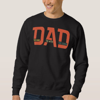 Sudadera Papá el hombre el mito la leyenda el día 3 del pad
