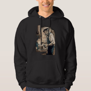 Sudadera Papá elaborando cerveza Vintage cervecero papá 2