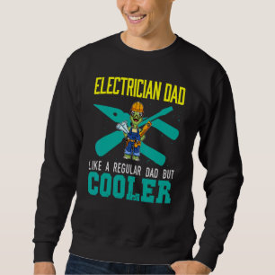 Sudadera Papá Electricista Hombre Como Un Papá Regular Pero