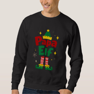 Sudadera Papa Elf Christmas Family Pajama Design