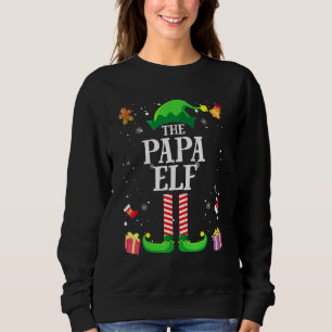 Sudadera Papa Elf Pareo de Grupo Familiar Fiesta de Navidad