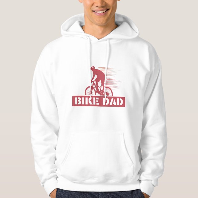 Sudadera Papá en bicicleta (Anverso)