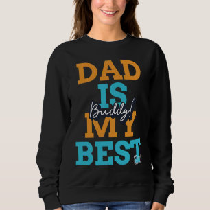 Sudadera Papá es mi mejor amigo día del padre hombres espos