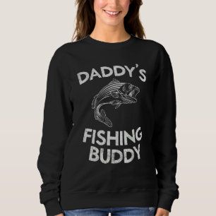 Sudadera Papá es un joven pescador amante de la pesca
