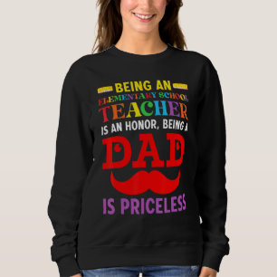 Sudadera Papá es un príncipe siendo maestro de escuela prim