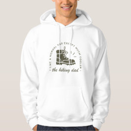 Sudadera Papá excursionista divertido padre excursionista