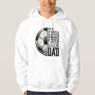 Sudadera Papá Fútbol Diseño Vectorial de Cita de Grabado Vi