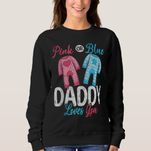 Sudadera Papá Futuro Rosa O Papi Azul Te Ama Género Rev