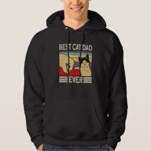 Sudadera Papá Gato Gato Gato Gatito Gatito El Mejor Padre G
