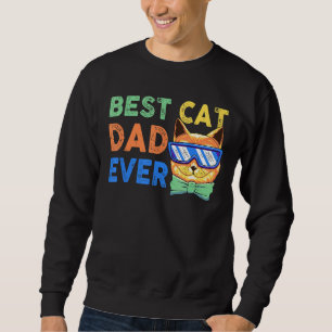 Sudadera Papá Gato Padre Mejor Padre Gato Que Padres