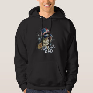 Sudadera Papá Genial Hombre Americano Bandera De Pesca Día