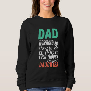 Sudadera Papá gracias por enseñarme a ser un hombre - Padre