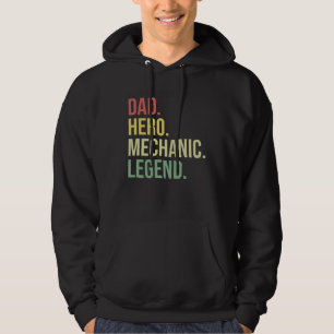 Sudadera Papá Héroe Mecánico Leyenda Día del Padre Garaje A