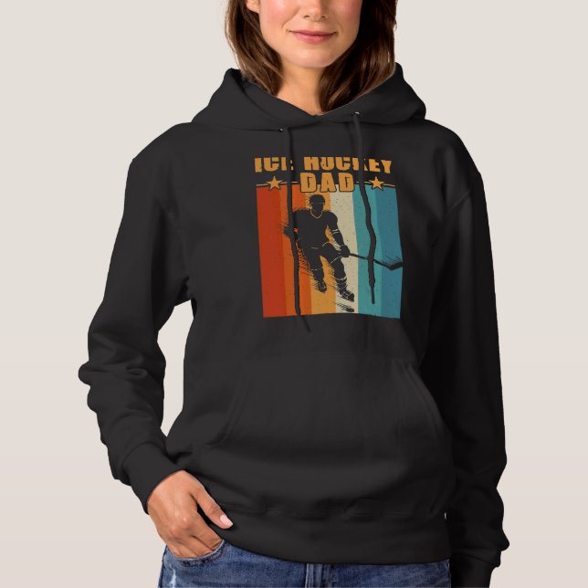Sudadera Papá hockey sobre hielo (Anverso)