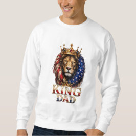 Sudadera Papá León de la Bandera Americana 