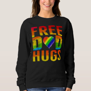 Sudadera Papá Libre Abraza Lgbt Orgullo Awarenes Mes Desfil