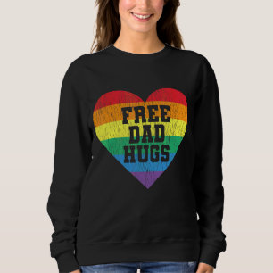 Sudadera Papá Libre Abraza Orgullo Gay Gay Orgullo Padre Lg