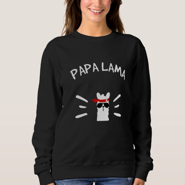 Sudadera Papa Llama   (Anverso)