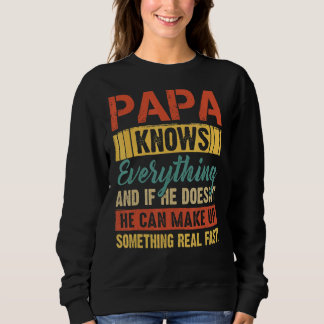 Sudadera Papá lo sabe todo