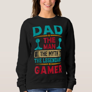 Sudadera Papá Los Hombres El Mito El Legendario Gamer Vinta