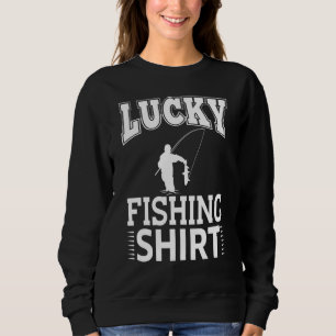 Sudadera Papá Marido Pescador Afortunado Reel de Pescado