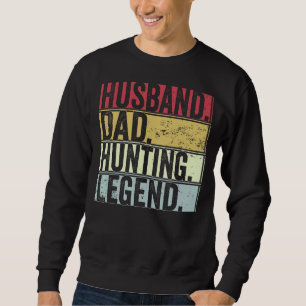Sudadera Papá, marido retro, caza leyenda para padre