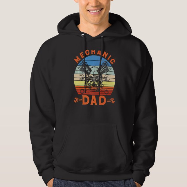 Sudadera Papá mecánico (Anverso)