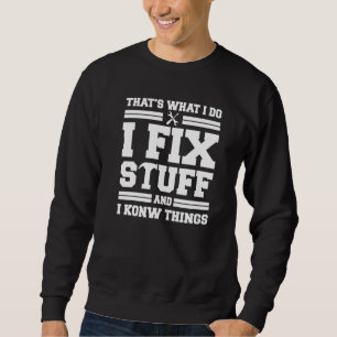 Sudadera Papá Mecánico Para Hombres Eso Es Lo Que Hago Arre
