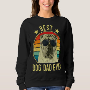 Sudadera Papá mejor perro de los hombres que nunca padre ch